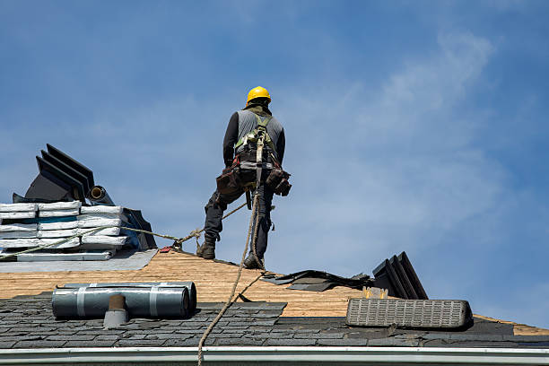 Professional Metal Roofing technician working in Ellington, CT